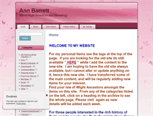 Tablet Screenshot of annbarrett.co.uk